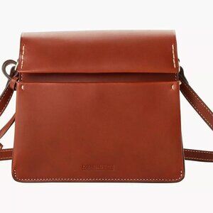 Dooney & Bourke Alto Bria Leather Crossbody Bag in Saddle